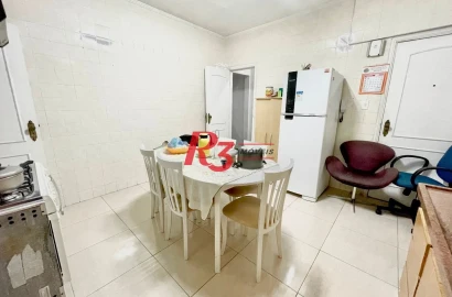 Apartamento à venda, 97 m² por R$ 540.000,00 - Pompéia - Santos/SP