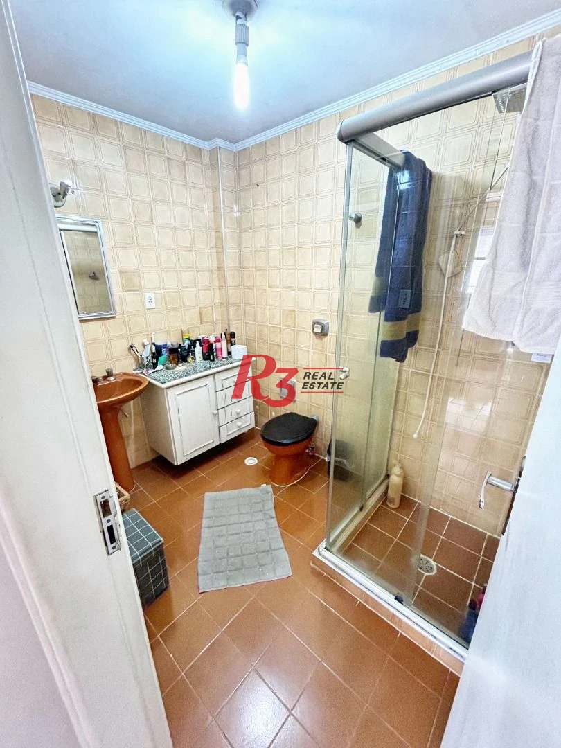 Apartamento com 1 dormitório para alugar, 60 m² por R$ 3.000,00/mês - Pompéia - Santos/SP