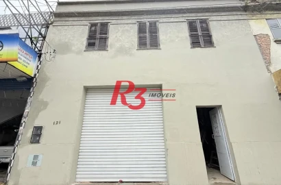 Galpão, 190 m² - venda por R$ 900.000,00 ou aluguel por R$ 7.000,00/mês - Jabaquara - Santos/SP