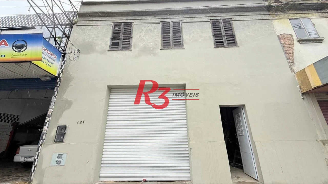 Galpão, 190 m² - venda por R$ 900.000,00 ou aluguel por R$ 7.000,00/mês - Jabaquara - Santos/SP