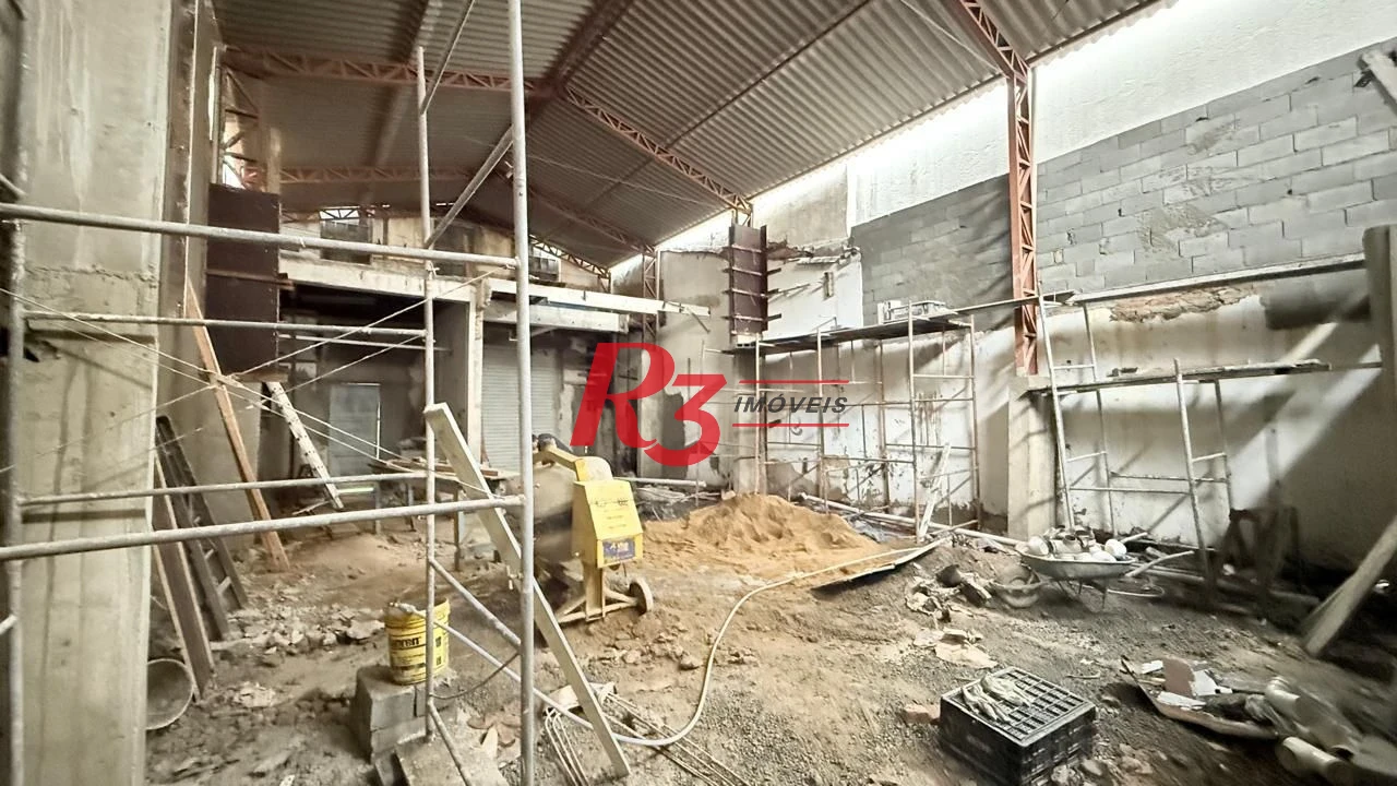 Galpão, 190 m² - venda por R$ 900.000,00 ou aluguel por R$ 7.000,00/mês - Jabaquara - Santos/SP
