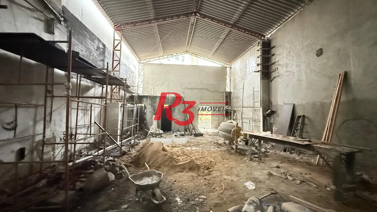 Galpão, 190 m² - venda por R$ 900.000,00 ou aluguel por R$ 7.000,00/mês - Jabaquara - Santos/SP
