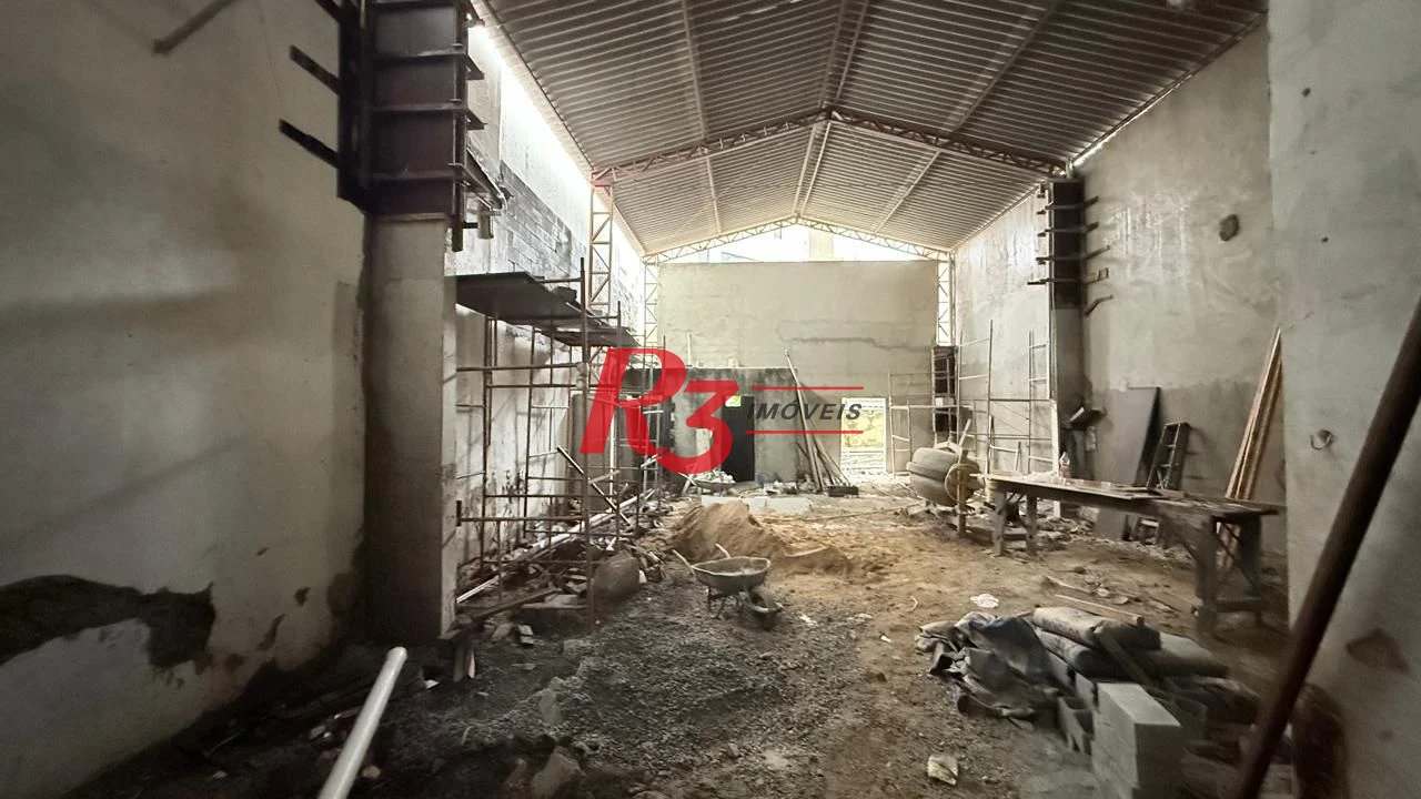 Galpão, 190 m² - venda por R$ 900.000,00 ou aluguel por R$ 7.000,00/mês - Jabaquara - Santos/SP