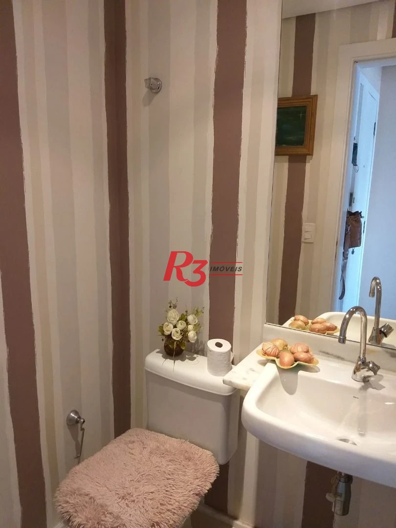 Apartamento com 3 dormitórios à venda, 130 m² por R$ 1.900.000,00 - Gonzaga - Santos/SP
