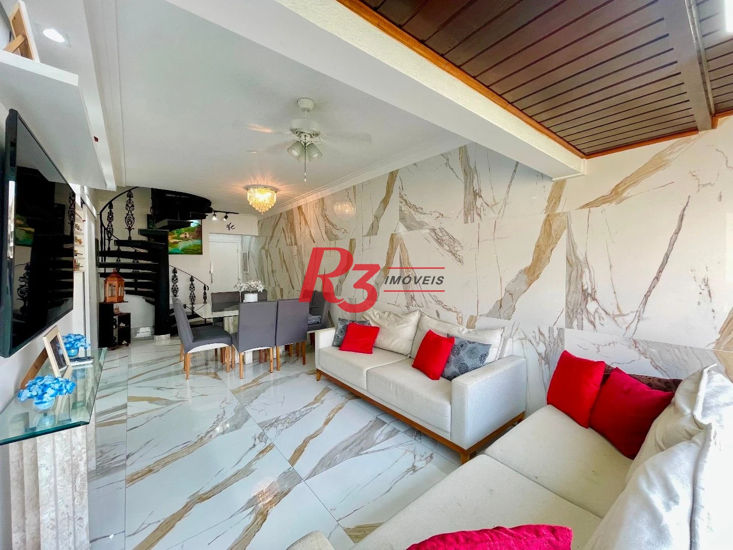 Cobertura à venda, 263 m² por R$ 1.600.000,00 - Boqueirão - Santos/SP
