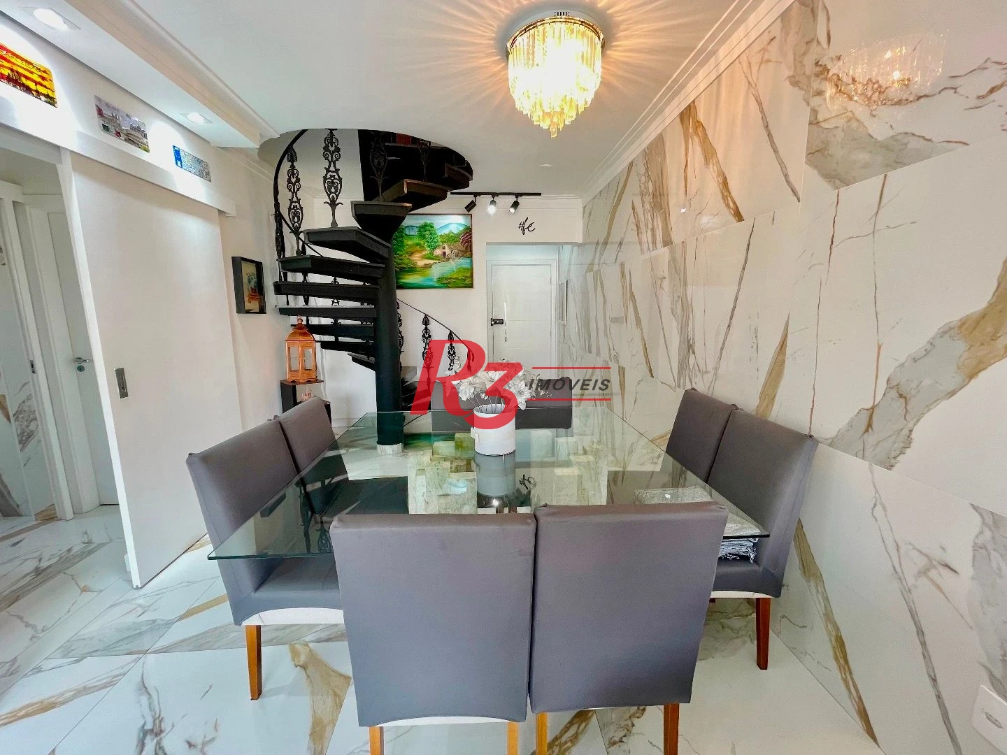 Cobertura à venda, 263 m² por R$ 1.600.000,00 - Boqueirão - Santos/SP
