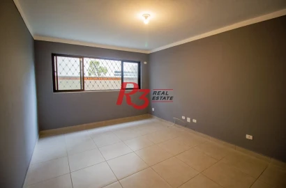 Apartamento com 3 dormitórios para alugar, 99 m² por R$ 3.000,01/mês - Campo Grande - Santos/SP