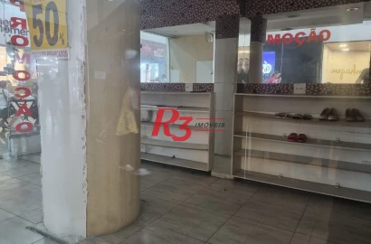 Loja para alugar, 33 m² por R$ 6.000,00/mês - Gonzaga - Santos/SP
