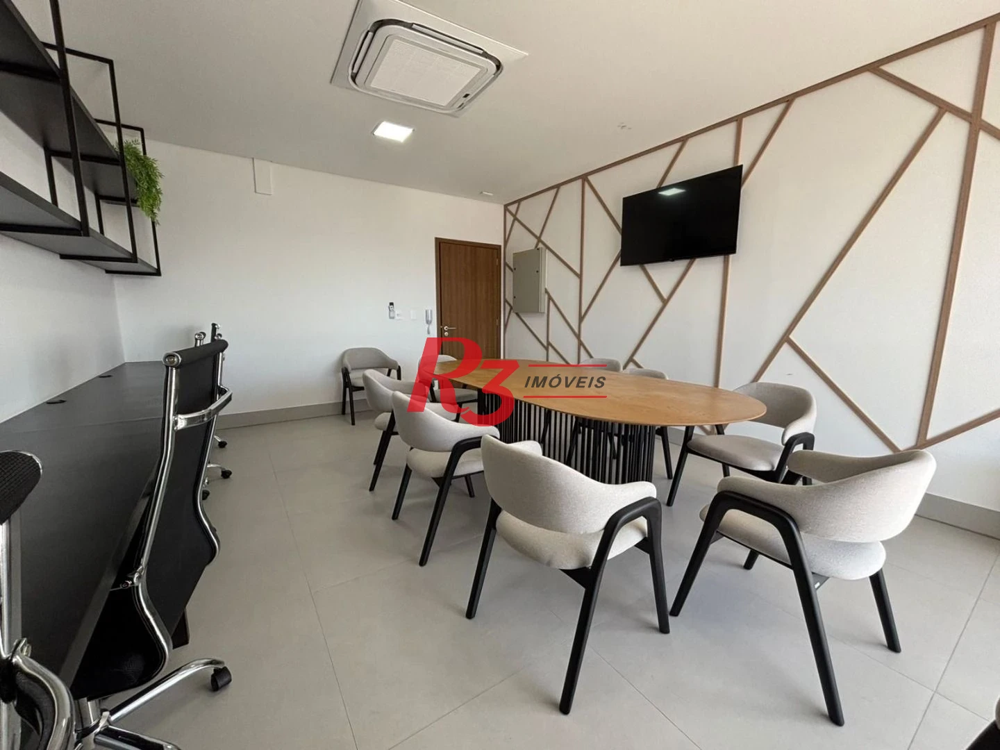 Apartamento mobiliado novo  com 2 suites lazer total para locação   por R$ 7.200/mês - Boqueirão - Santos/SP