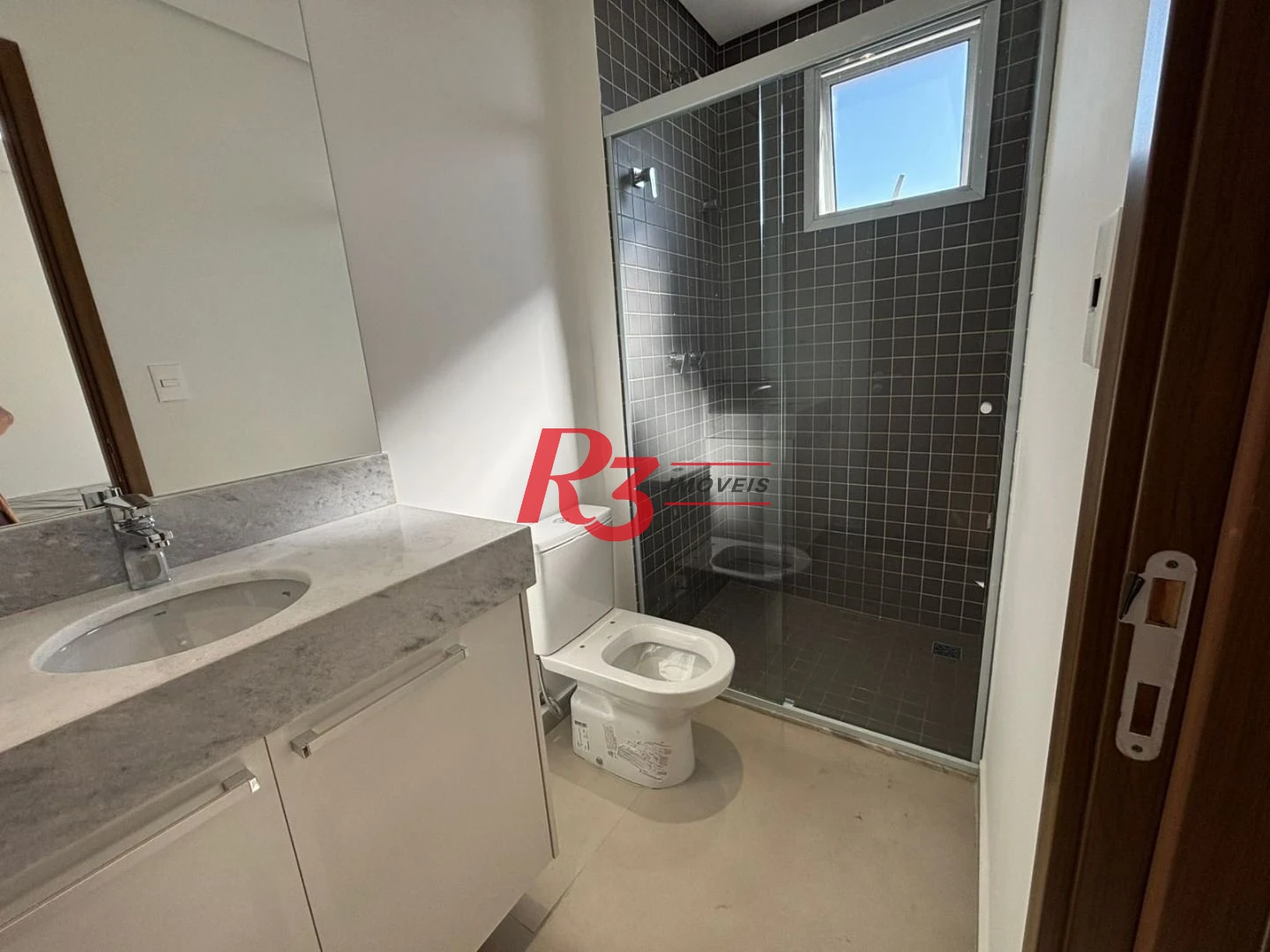 Apartamento mobiliado novo  com 2 suites lazer total para locação   por R$ 7.200/mês - Boqueirão - Santos/SP