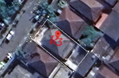 Terreno à venda, 250 m² por R$ 520.000,00 - Rádio Club - Santos/SP
