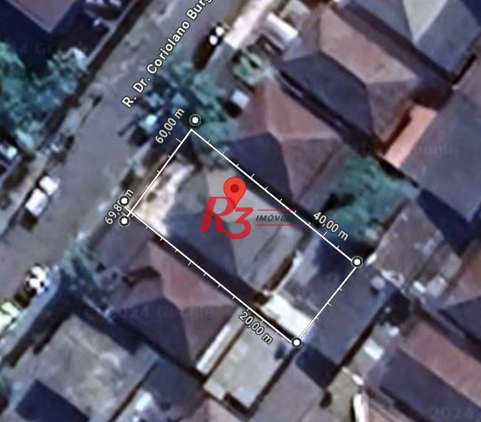 Terreno à venda, 250 m² por R$ 520.000,00 - Rádio Club - Santos/SP