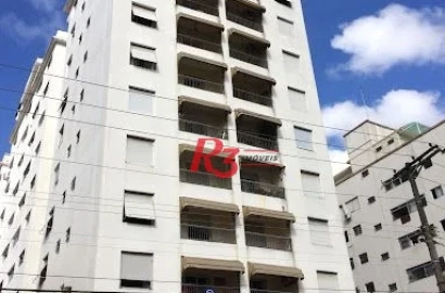 Apartamento com 2 dormitórios para alugar, 174 m² por R$ 6.200,00/mês - Boqueirão - Santos/SP