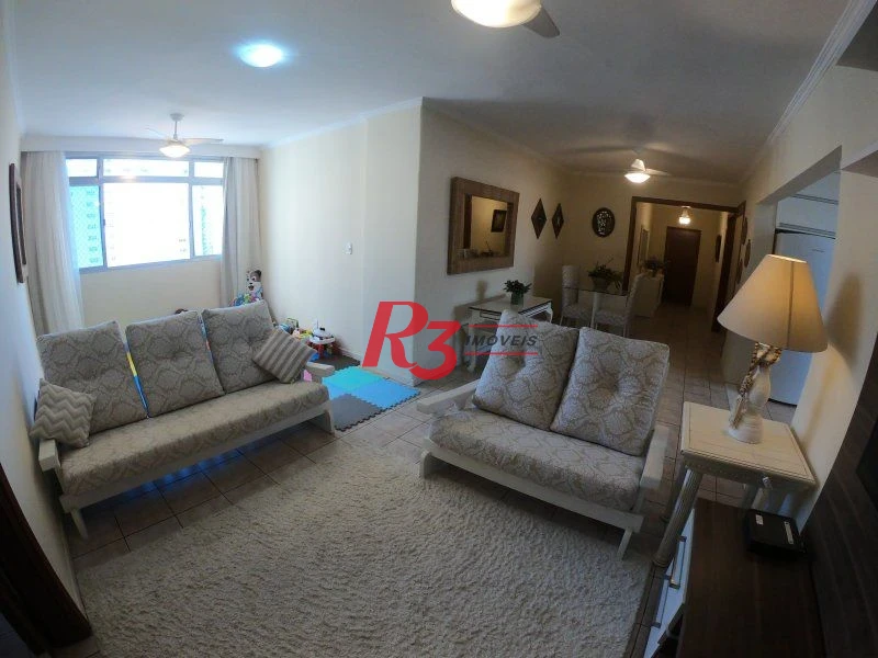 Apartamento com 2 dormitórios para alugar, 174 m² por R$ 6.200,00/mês - Boqueirão - Santos/SP