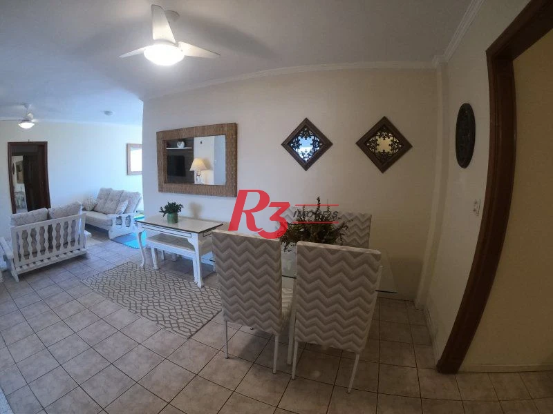 Apartamento com 2 dormitórios para alugar, 174 m² por R$ 6.200,00/mês - Boqueirão - Santos/SP
