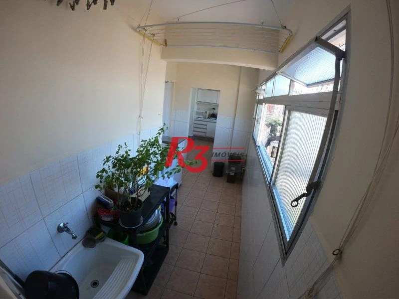 Apartamento com 2 dormitórios para alugar, 174 m² por R$ 6.200,00/mês - Boqueirão - Santos/SP