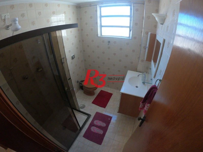 Apartamento com 2 dormitórios para alugar, 174 m² por R$ 6.200,00/mês - Boqueirão - Santos/SP