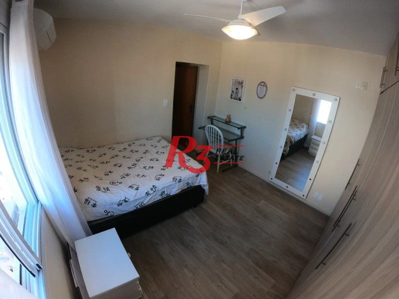 Apartamento com 2 dormitórios para alugar, 174 m² por R$ 6.500,00/mês - Boqueirão - Santos/SP