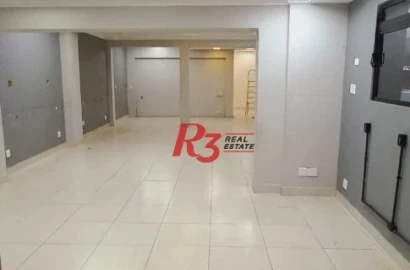 Loja para alugar, 180 m² por R$ 7.700,00/mês - Boqueirão - Santos/SP
