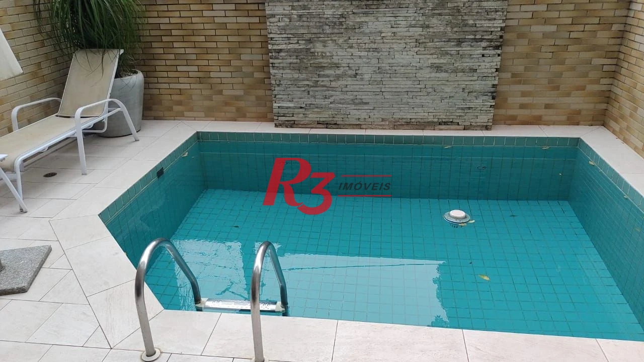 Apartamento Garden com 3 dormitórios à venda, 205 m² por R$ 2.350.000,00 - Gonzaga - Santos/SP