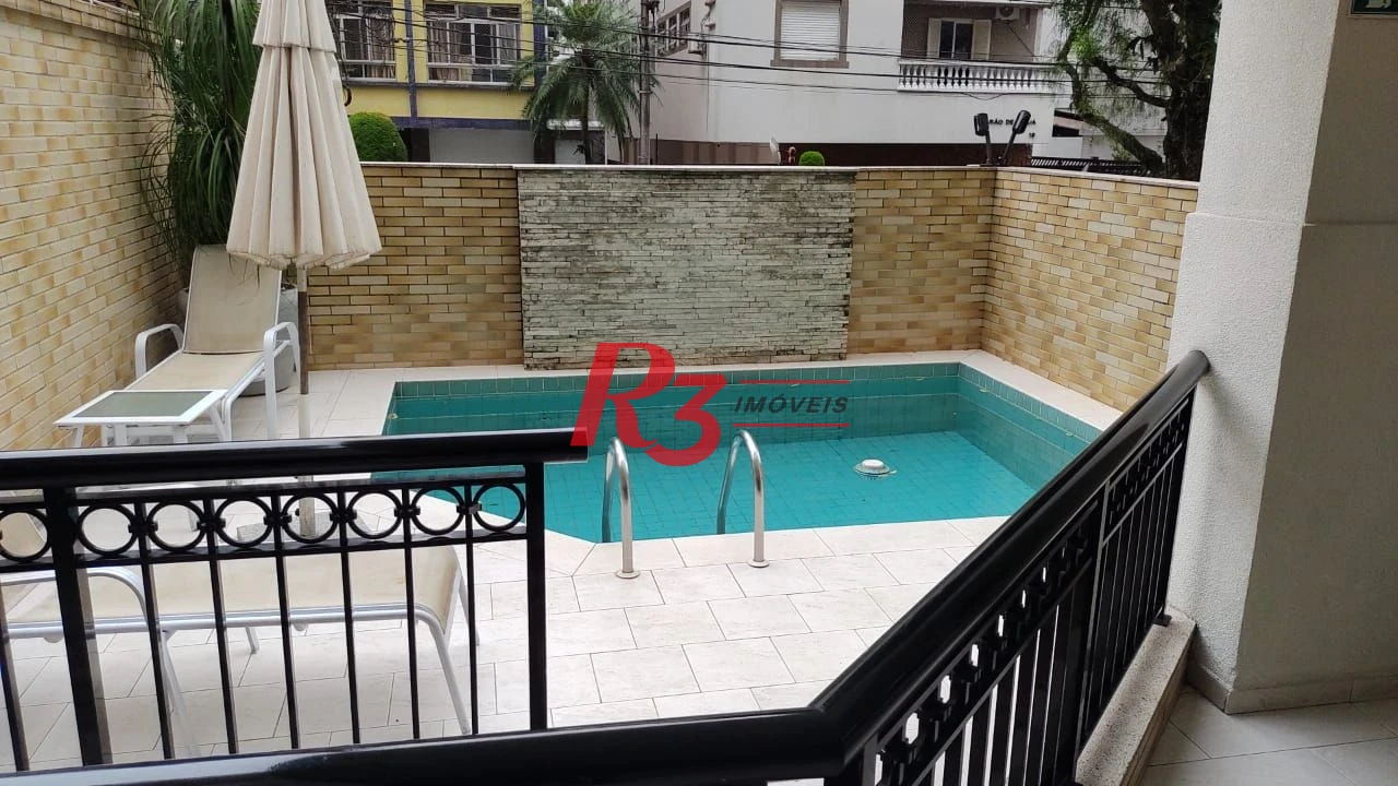 Apartamento Garden com 3 dormitórios à venda, 205 m² por R$ 2.350.000,00 - Gonzaga - Santos/SP