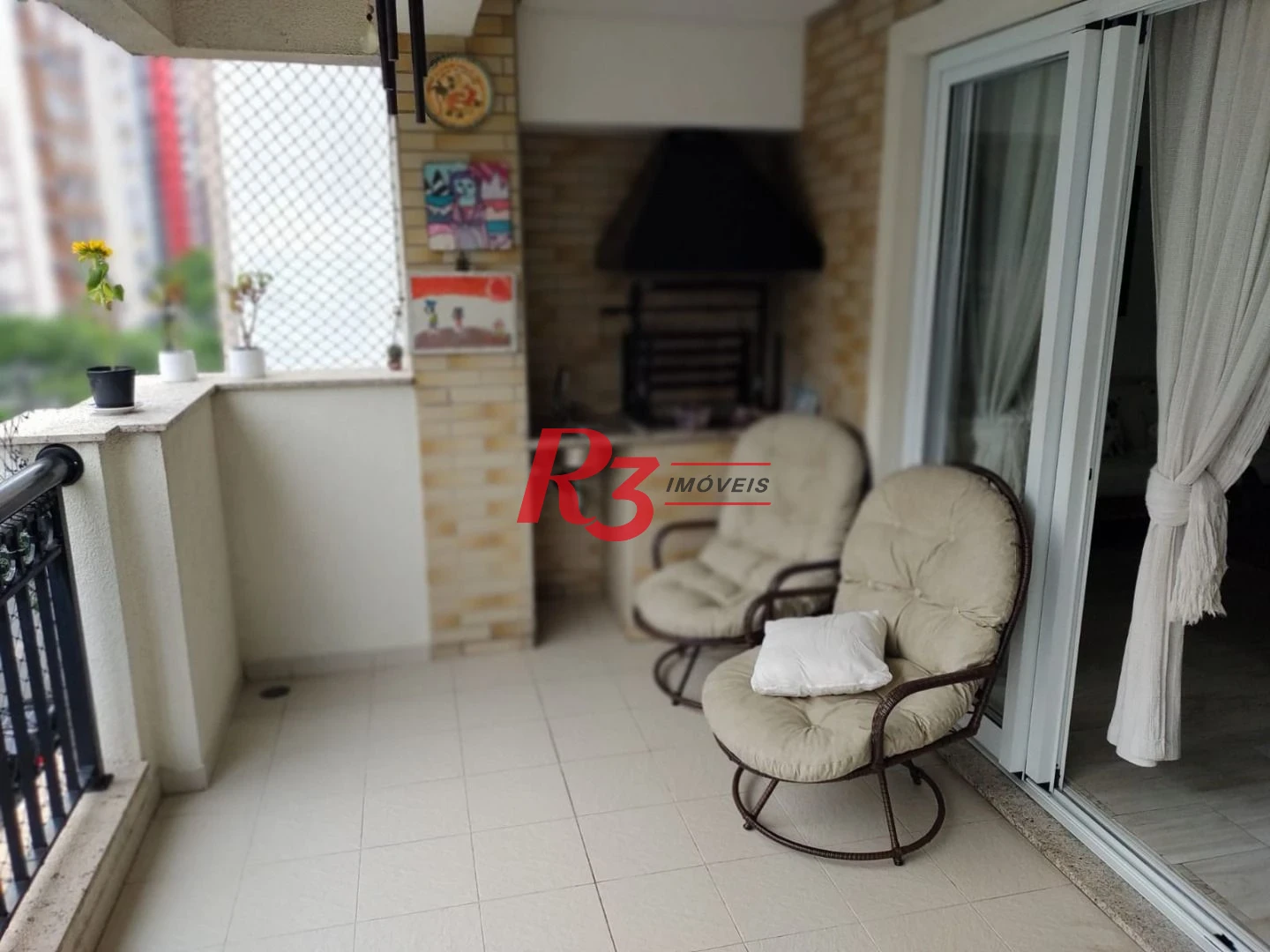 Apartamento Garden com 3 dormitórios à venda, 205 m² por R$ 2.350.000,00 - Gonzaga - Santos/SP