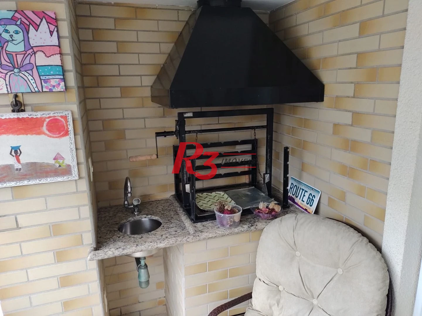 Apartamento Garden com 3 dormitórios à venda, 205 m² por R$ 2.350.000,00 - Gonzaga - Santos/SP