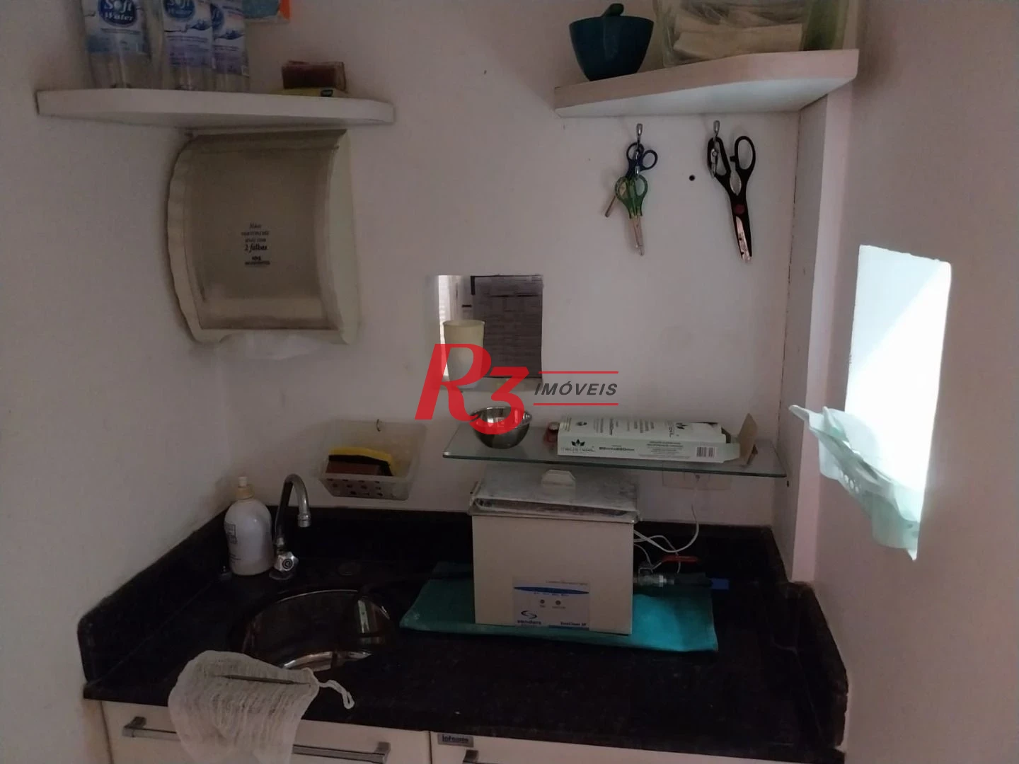 Sala, 52 m² - venda por R$ 340.000,00 ou aluguel por R$ 4.271,72/mês - Marapé - Santos/SP