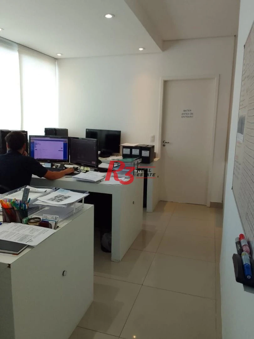 Sala para alugar, 181 m² por R$ 15.000,00/mês - Boqueirão - Santos/SP