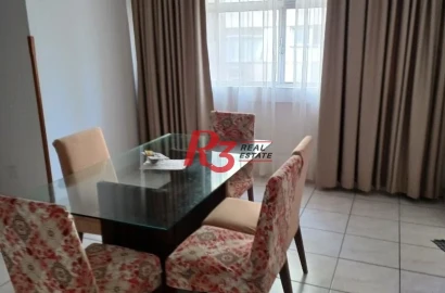 Apartamento com 3 dormitórios, 110 m² - venda por R$ 720.000,00 ou aluguel por R$ 5.500,00/ano - José Menino - Santos/SP