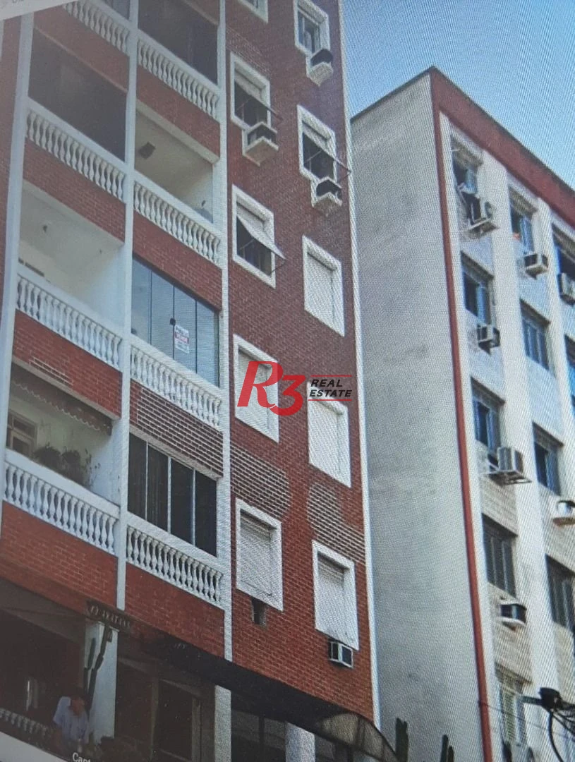 Apartamento amplo de 1 quarto à venda no Centro de São Vicente.