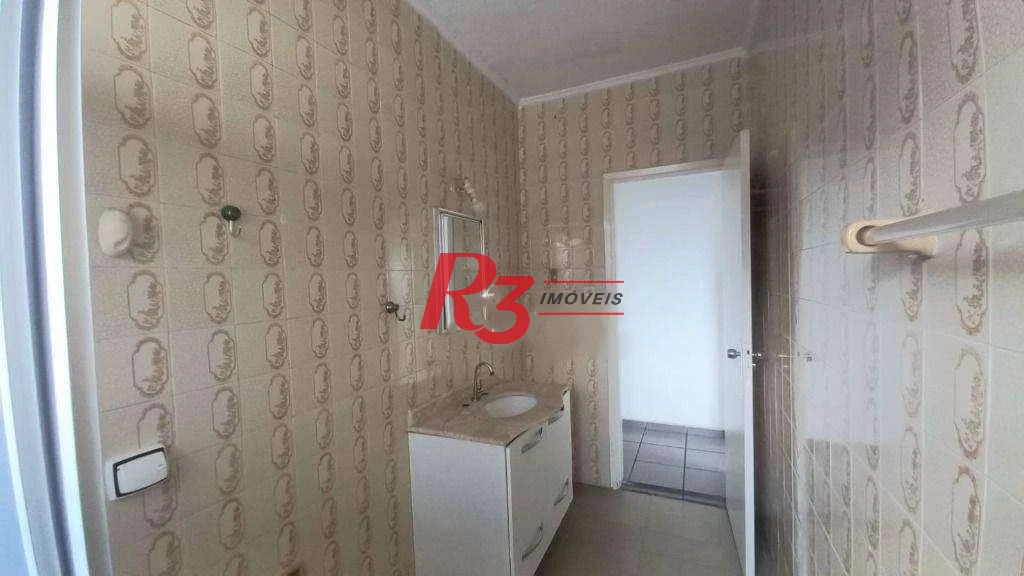 Apartamento amplo de 1 quarto à venda no Centro de São Vicente.