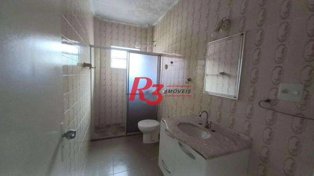 Apartamento amplo de 1 quarto à venda no Centro de São Vicente.