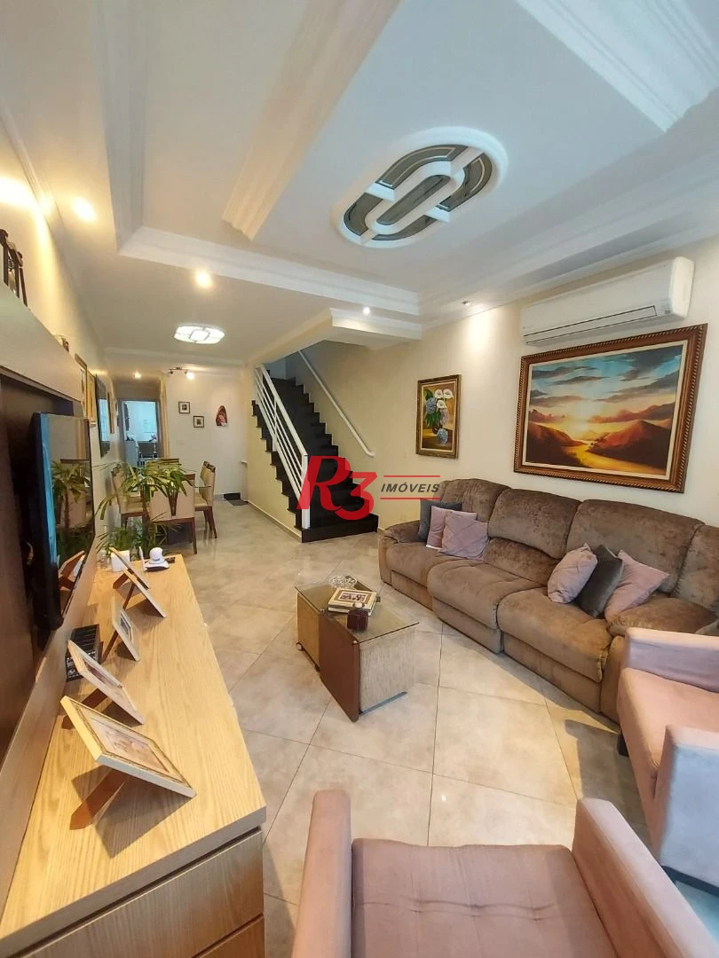 Casa com 4 dormitórios à venda, 228 m² por R$ 1.200.000,00 - Aparecida - Santos/SP