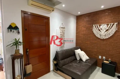 Apartamento à venda, 66 m² por R$ 550.000,00 - Gonzaga - Santos/SP