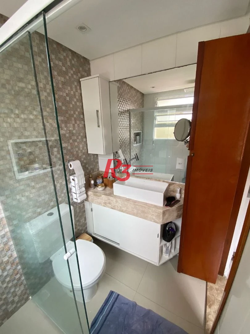 Apartamento à venda, 66 m² por R$ 550.000,00 - Gonzaga - Santos/SP