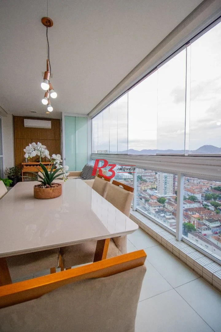 Apartamento com 1 dormitório à venda, 106 m² por R$ 1.650.000,00 - Aparecida - Santos/SP