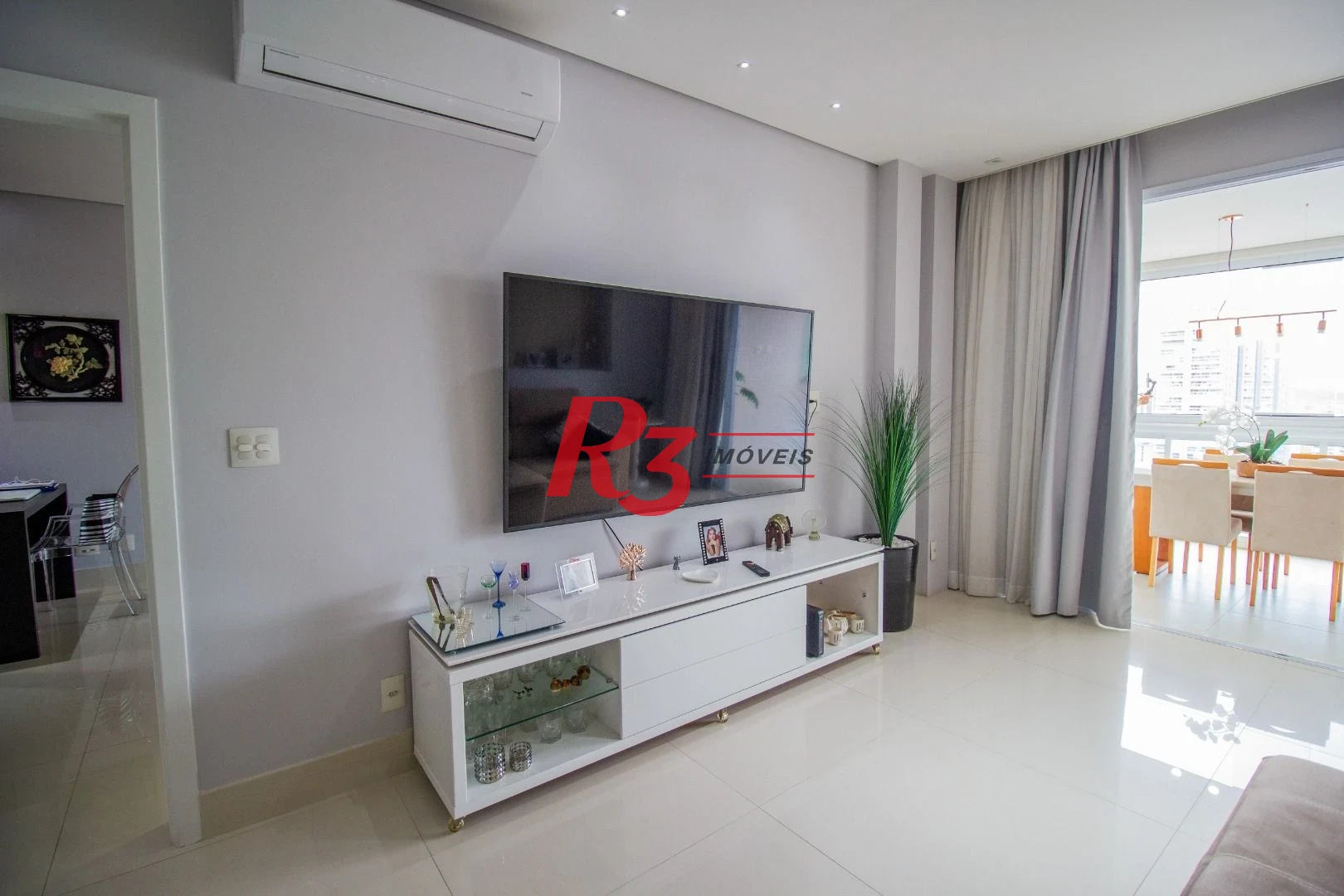 Apartamento com 1 dormitório à venda, 106 m² por R$ 1.650.000,00 - Aparecida - Santos/SP