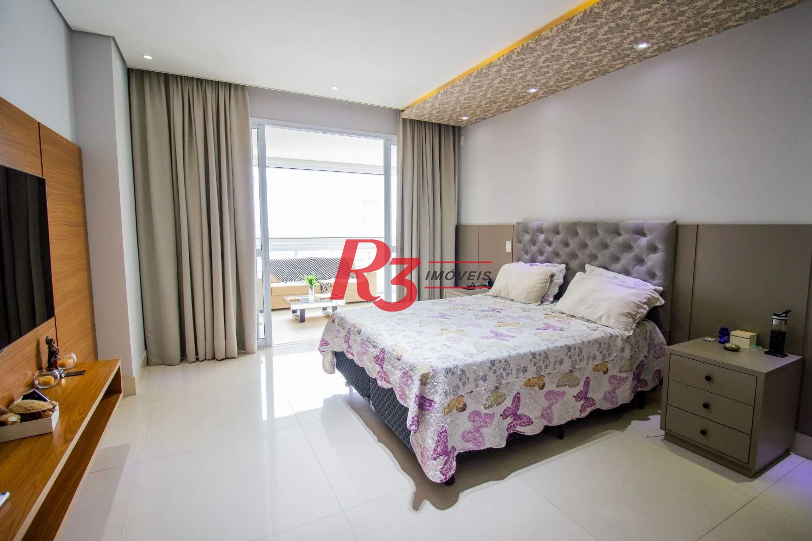 Apartamento com 1 dormitório à venda, 106 m² por R$ 1.650.000,00 - Aparecida - Santos/SP