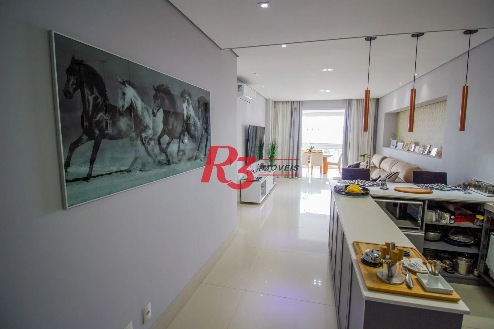 Apartamento com 1 dormitório à venda, 106 m² por R$ 1.650.000,00 - Aparecida - Santos/SP