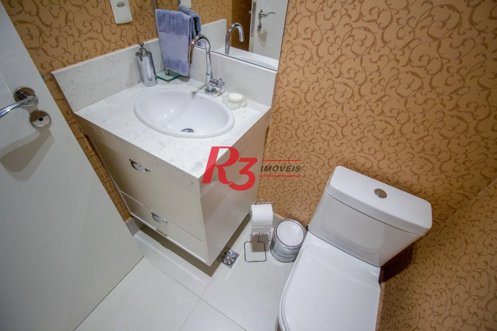Apartamento com 1 dormitório à venda, 106 m² por R$ 1.650.000,00 - Aparecida - Santos/SP