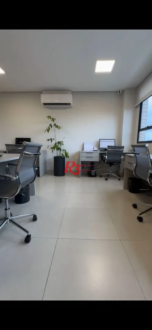 Sala à venda, 100 m² por R$ 490.000,00 - Vila Matias - Santos/SP