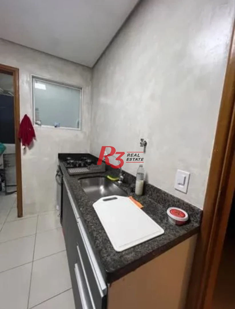 Apartamento com 1 dormitório à venda, 75 m² por R$ 370.000,00 - Aparecida - Santos/SP