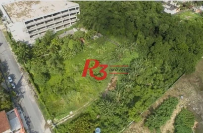 Terreno à venda, 6757 m² por R$ 6.758.000,00 - Morro de Nova Cintra - Santos/SP