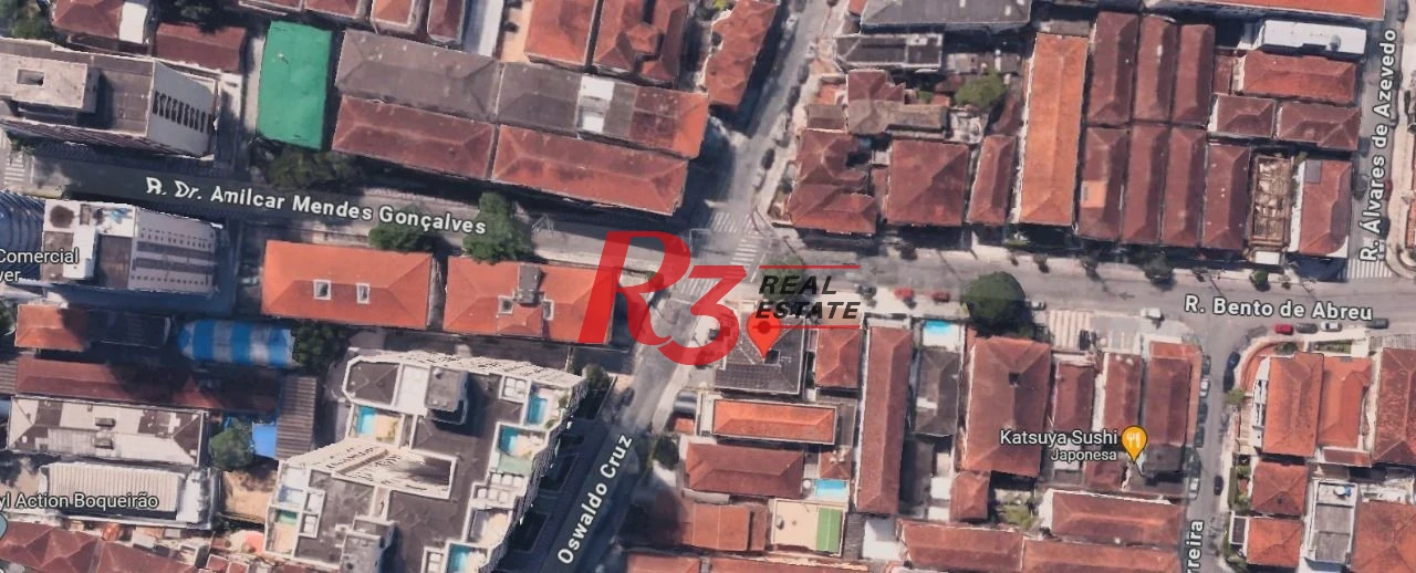 Terreno à venda, 458 m² por R$ 4.580.000,00 - Boqueirão - Santos/SP