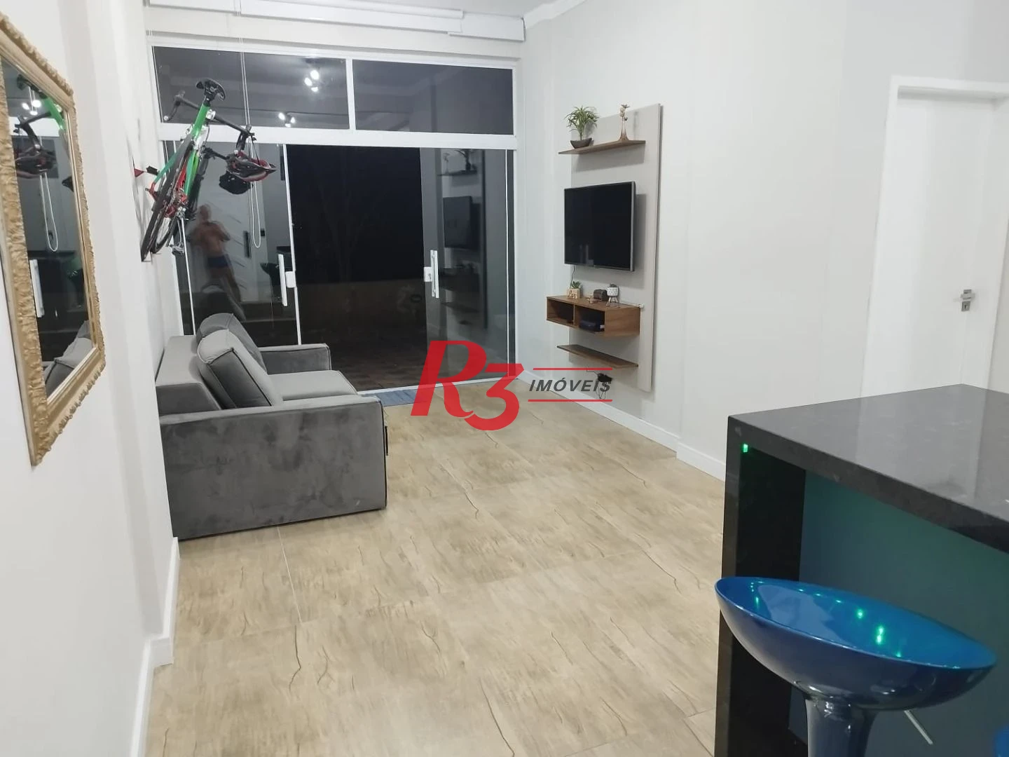 Apartamento Garden com 1 dormitório à venda, 52 m² por R$ 450.000,00 - Ilha Porchat - São Vicente/SP