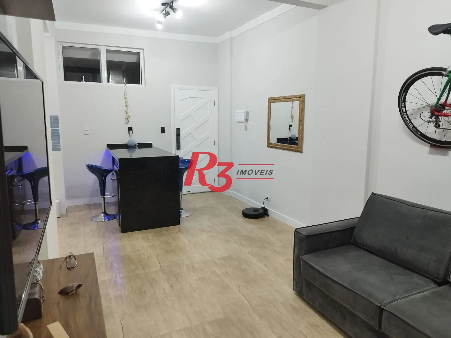 Apartamento Garden com 1 dormitório à venda, 52 m² por R$ 450.000,00 - Ilha Porchat - São Vicente/SP