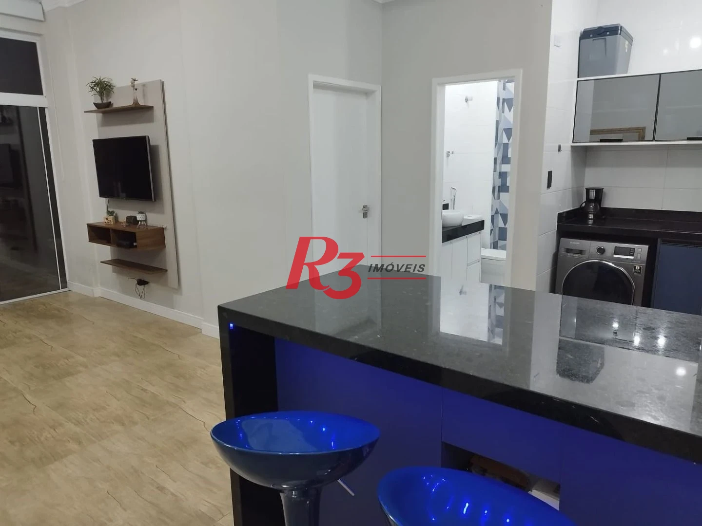 Apartamento Garden com 1 dormitório à venda, 52 m² por R$ 450.000,00 - Ilha Porchat - São Vicente/SP