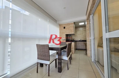 Apartamento com 3 dormitórios à venda, 110 m² por R$ 1.480.000,00 - Gonzaga - Santos/SP