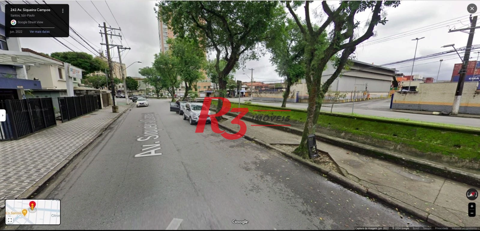 Terreno à venda, 625 m² por R$ 2.300.000,00 - Macuco - Santos/SP